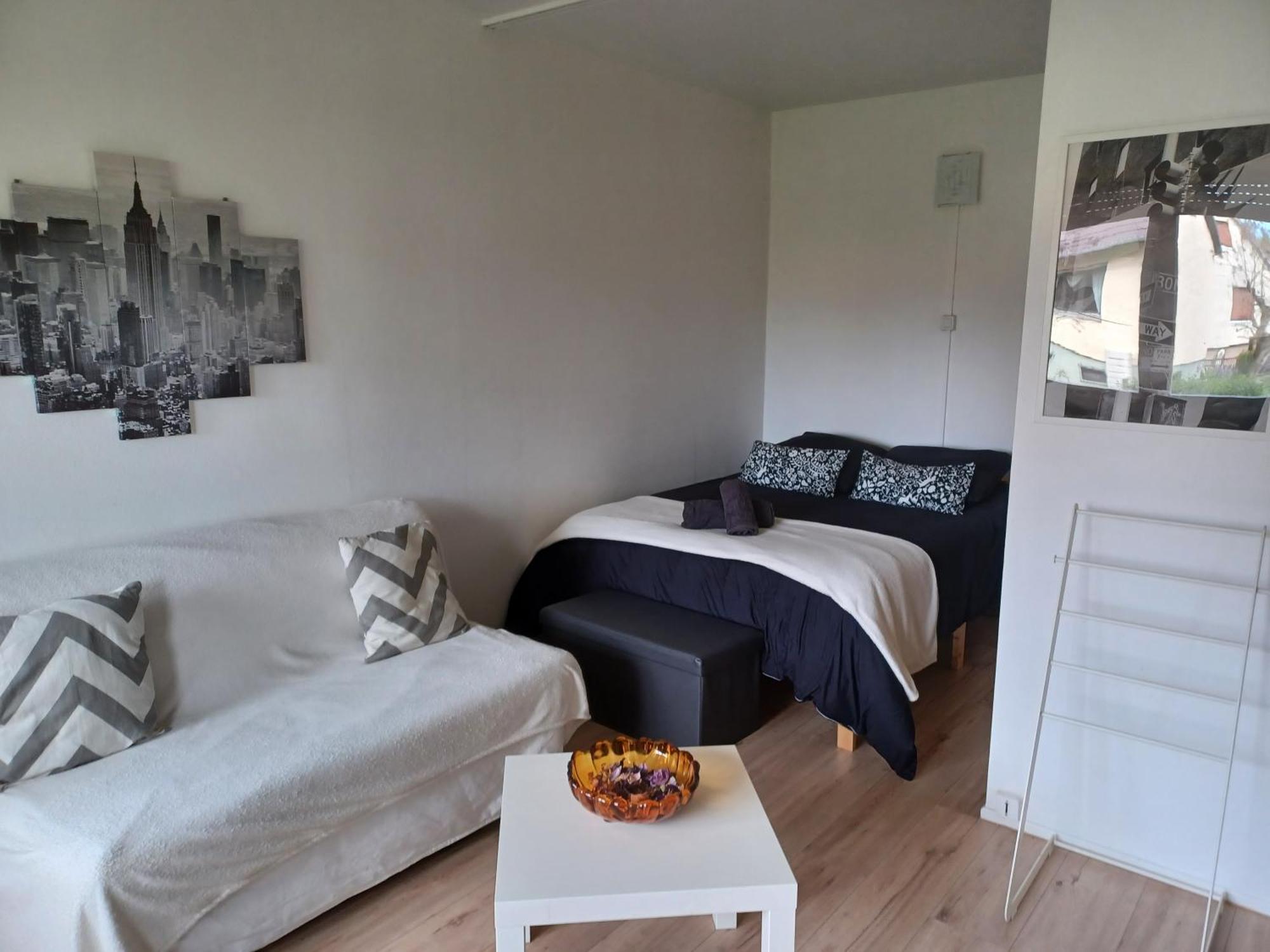 Studio Rdc Calme Avec Parking Ferme Pres Autoroute Et Tram C Мюлуз Екстер'єр фото