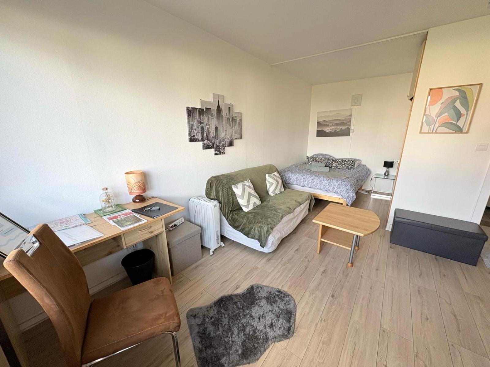 Studio Rdc Calme Avec Parking Ferme Pres Autoroute Et Tram C Мюлуз Екстер'єр фото